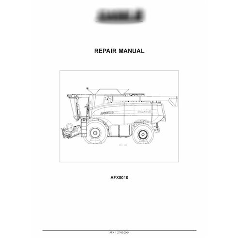 Case Ih AFX8010 combine repair manual
