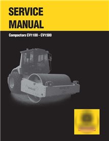 New Holland CV1100 / CV1500 compactor service manual