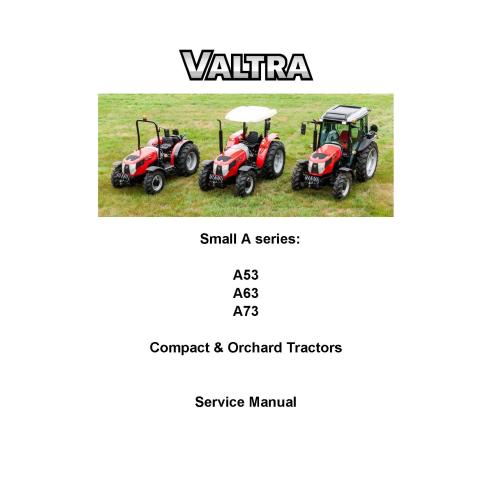 VALTRA-27583380 Manual de serviço do trator Valtra A53 / A63 / A73