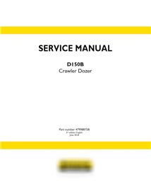 Manual de servicio de la topadora sobre orugas New Holland D150B
