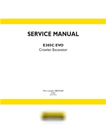 New Holland E385C EVO crawler excavator service manual