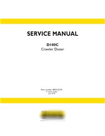 Manual de serviço do buldôzer de esteira New Holland D180C