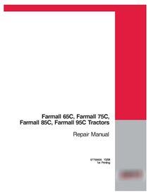 Manuel de réparation PDF du tracteur Case IH Farmall 65C, 75C, 85C, 95C