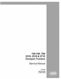 Case IH 150-190, T90, 2310, 2510, 2712 tractor compacto manual de servicio pdf