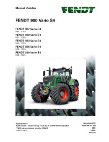 Manual de serviço da oficina de trator Fendt 900-927 / 930/933/946/939 Francês - Fendt manuais - FENDT-72655406