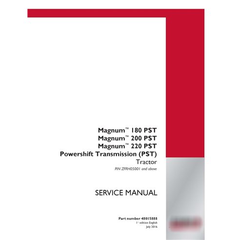 Case IH MAGNUM 180, 200, 220 PST tractor pdf service manual 