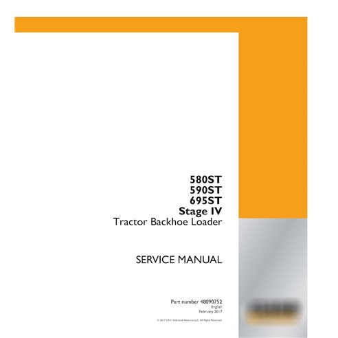 Case 580ST, 590ST, 695ST Stage IV retroexcavadora manual de servicio pdf