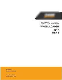 Manuel de service PDF de la chargeuse sur pneus Case 521E Tier 3