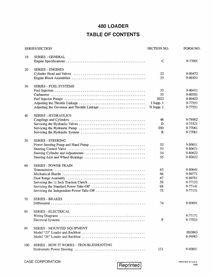 Manual de serviço do Case 480 loader pdf