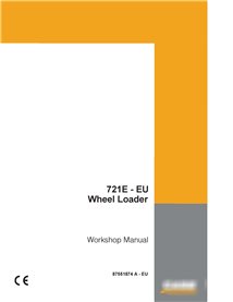 Case 721E - EU wheel loader pdf workshop manual 