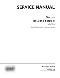 Case Vector Tier 2 and Stage II engine pdf service manual 