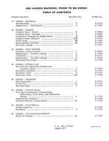 Manual de serviço em pdf do carregador Case 680, SN - 9101501