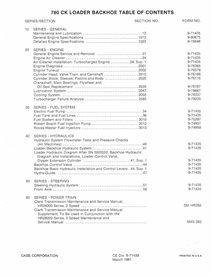 Cargador Case 780 CK manual de servicio pdf