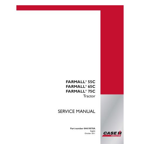 Case IH Farmall 55C, 65C, 75C tractor manual de servicio pdf - Case IH manuales