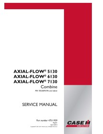Case IH Axial-Flow 5130, 6130, 7130 combine pdf service manual - Case IH manuals - CASE-47511959
