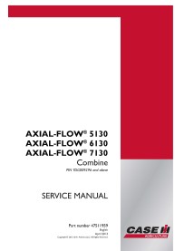 Manuel d'entretien Case IH Axial-Flow 5130, 6130, 7130 PDF - Cas IH manuels - CASE-47511959