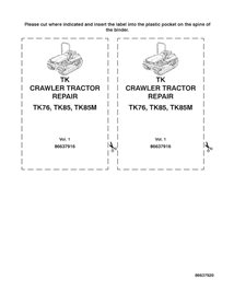 Manuel de réparation pdf des tracteurs New Holland TK76, TK85, TK85M