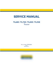 Manuel de réparation pdf des tracteurs New Holland TL60E, TL75E, TL85E, TL95E