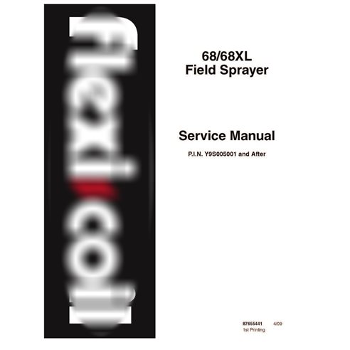 New Holland Flexicoil 68, 68XL sprayer pdf service manual 
