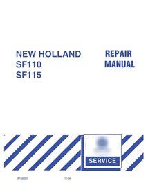 Manual de serviço em pdf do pulverizador New Holland SF110, SF115