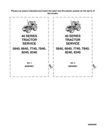 New Holland 5640,6640, 7740, 7840, 8240, 8340 tractor pdf manual de servicio