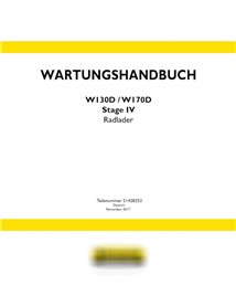 New Holland W130D, W170D Stage IV chargeuse sur pneus pdf manuel de service DE
