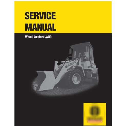 Cargador de ruedas New Holland LW50 manual de servicio en pdf
