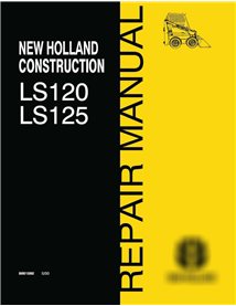 New Holland LS120, LS125 skid loader pdf repair manual 