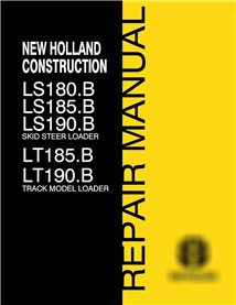 New Holland LS180.B, LS185.B, LS190.B, LT185.B, LT190.B Manual de reparo em pdf do skid loader