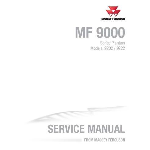 Massey Ferguson 9202, 9222 planter pdf manual de servicio - Massey Ferguson manuales - MF-42834528M1