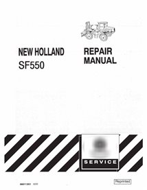 New Holland SF550 sprayer pdf repair manual 
