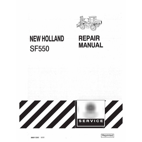 New Holland SF550 sprayer pdf repair manual 