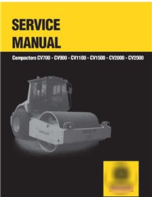 New Holland CC700, CV900, CV1100, CV1500, CV2000, CV2500 compactador manual de serviço em pdf