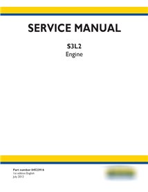 Manual de serviço em pdf do motor New Holland S3L2