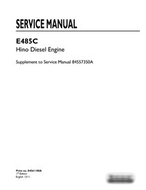 Manuel d'entretien pdf du moteur diesel New Holland E485C Hino