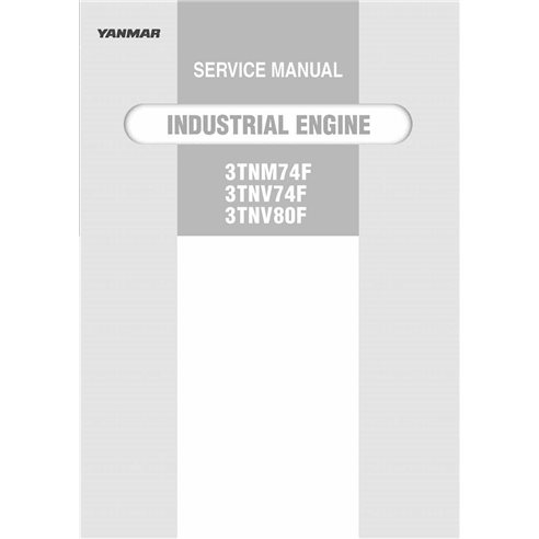 Manuel d'entretien pdf du moteur New Holland 3TNM74F, 3TNV74F, 3TNV80F Yanmar