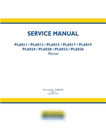 New Holland PL6011, PL6013, PL6015, PL6017, PL6019, PL6024, PL6028, PL6032, PL6036 manual de serviço da plantadeira em PDF