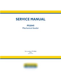 Manuel d'entretien pdf du semoir New Holland PS2045