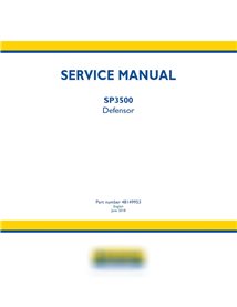 New Holland SP3500 defensor pdf service manual 