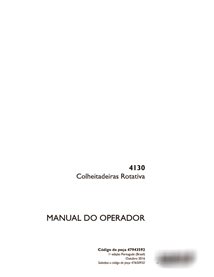 Case IH 4130 moissonneuse-batteuse pdf manuel d'utilisation PT