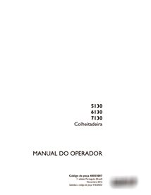 Case IH 5130, 6130, 7130 combine pdf operator's manual PT