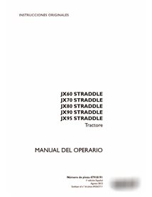 Case JX60, JX70, JX75, JX80, JX90, JX95 Straddle tractor pdf operator's manual ES