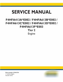 Manuel d'entretien pdf du moteur de la série New Holland F4HFA