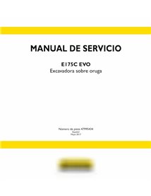 Excavadora de orugas New Holland E175C pdf manual de servicio ES