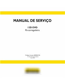 New Holland 12D EVO cargadora de ruedas pdf manual del operador PT