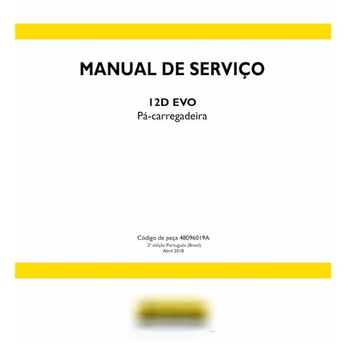 New Holland 12D EVO cargadora de ruedas pdf manual del operador PT