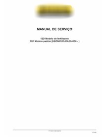 Pá carregadeira de rodas New Holland 12D EVO pdf manual de serviço PT