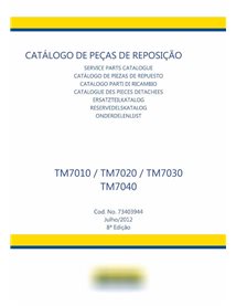 New Holland TM7010, TM7020, TM7030, TM7040 tractor multilingüe pdf catálogo de piezas