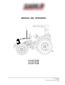 Case IH Farmall 55JXM, 65JXM, 75JXM tractor pdf manual del operador ES
