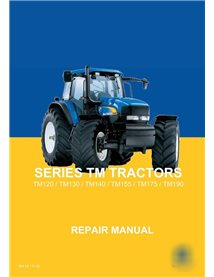 New Holland TM120, TM130, TM140, TM155, TM175, TM190 tracteur manuel de réparation pdf